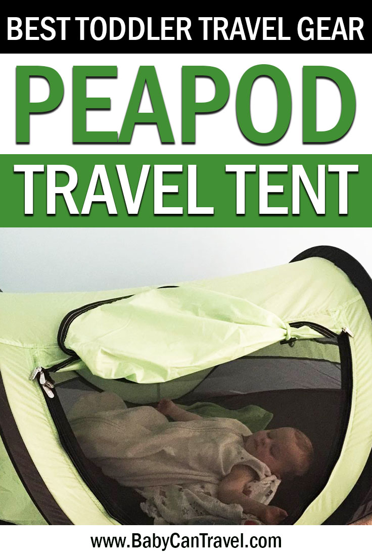 KidCo PeaPod Plus Toddler Travel Bed Baby Can Travel
