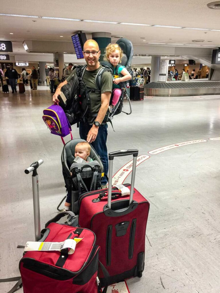 Flying with a Hiking Baby Carrier Baby Can Travel