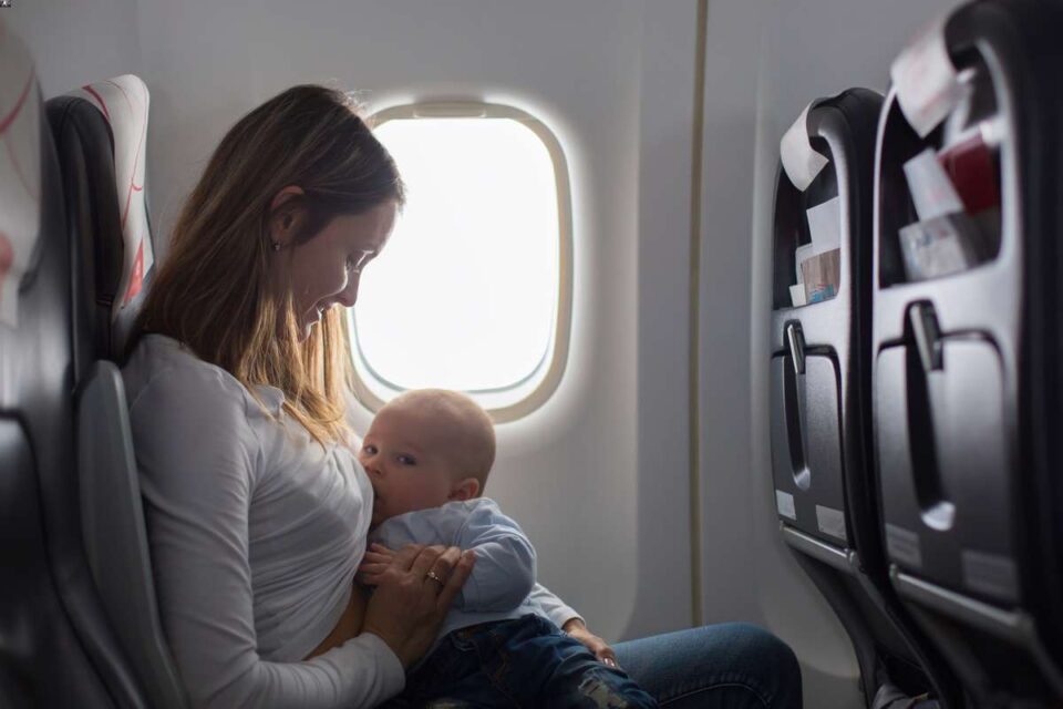 Breastfeeding on a Plane Baby Can Travel