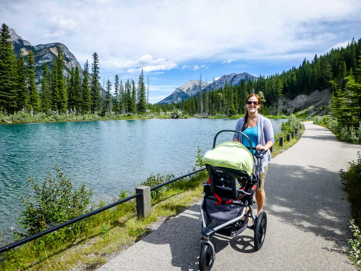 hiking with a stroller