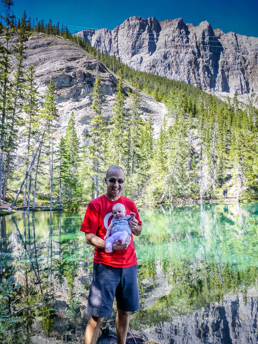 hiking with an infant