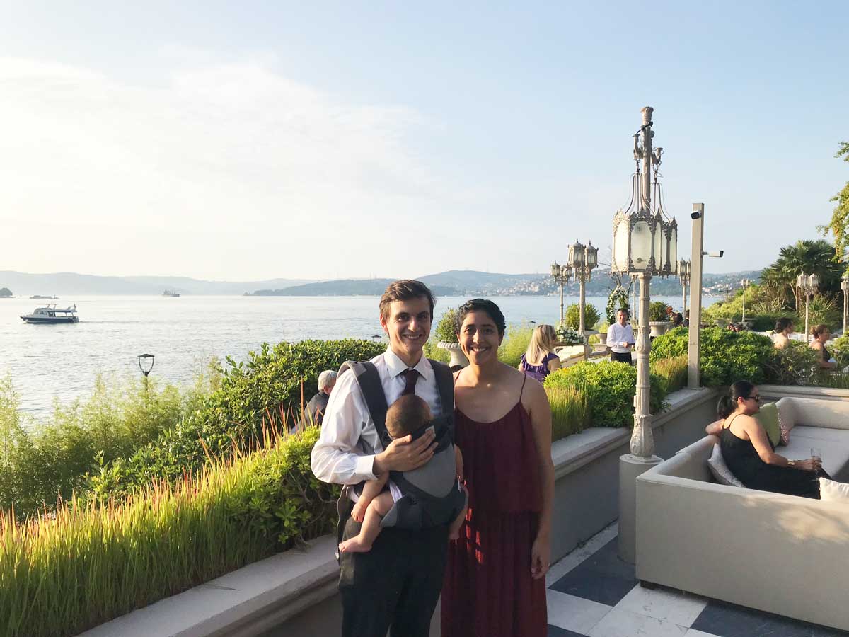 Bosphorus Istanbul with baby Bosphorus Istanbul with baby