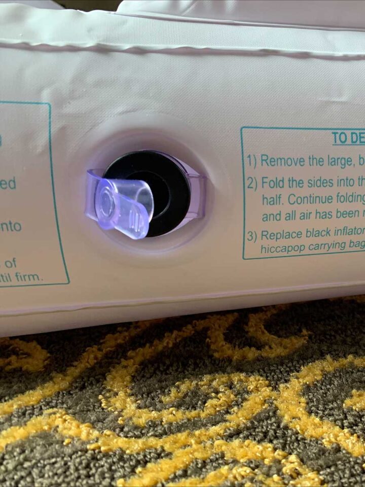 hiccapop Inflatable Toddler Bed The Toddler Travel Bed You NEED