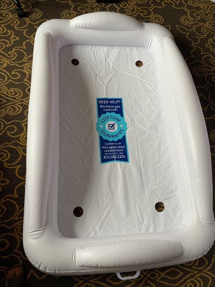 hiccapop Inflatable Toddler Bed The Toddler Travel Bed You NEED