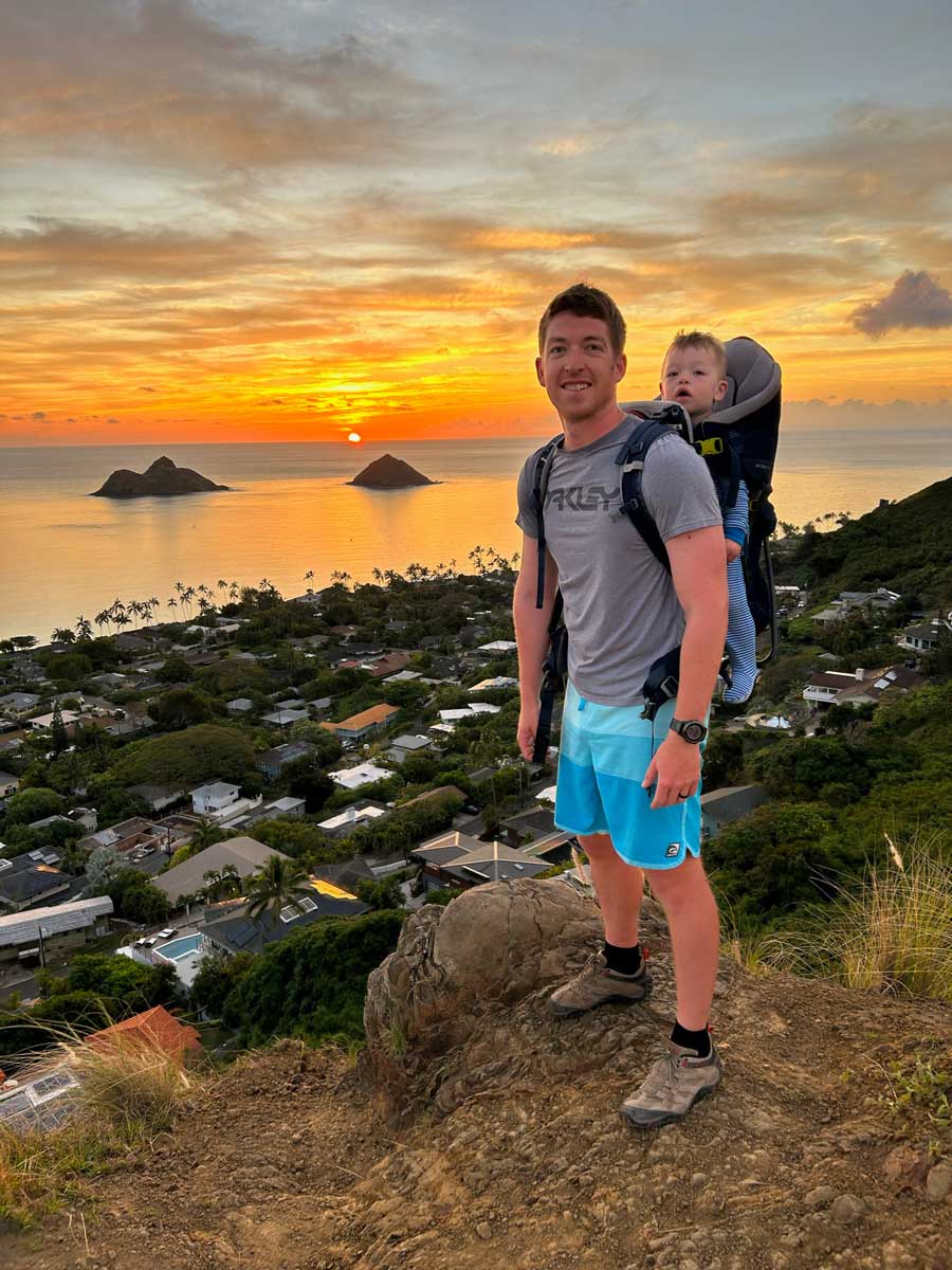 Hiking Lanikai in Hawaii with toddler Hiking Lanikai in Hawaii with toddler
